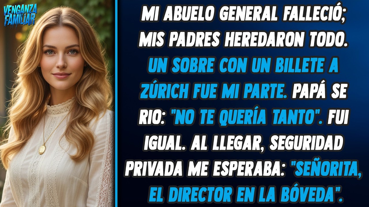 Mi padre se burló de mi herencia... Hasta que encontré el secreto de mil millones en Zúrich