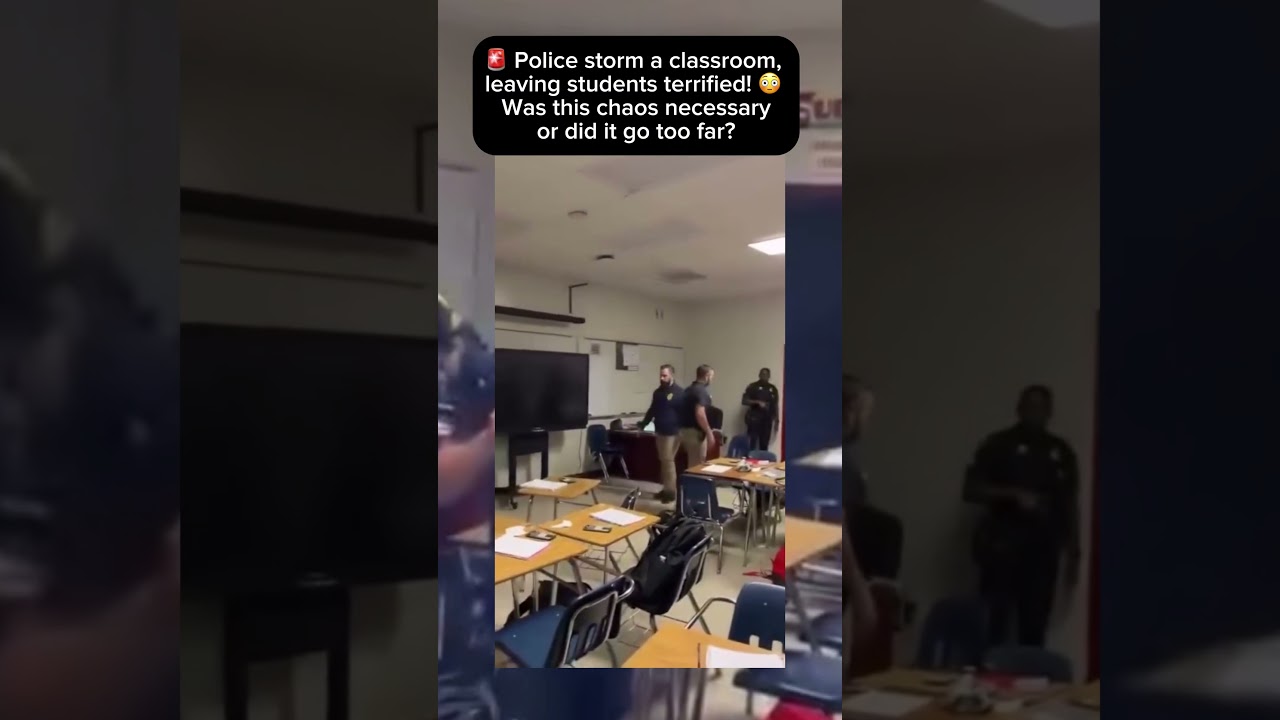 🚨Is This a Classroom or a Crime Scene?! 😳 What Forced Police to Storm In Like This?