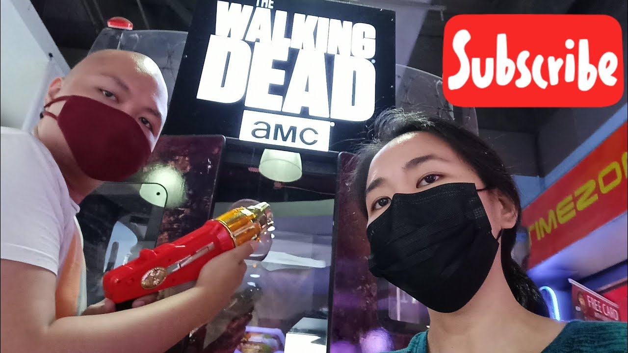 #ThuhCherryShow : The Walking Dead Game Play at Timezone Philippines