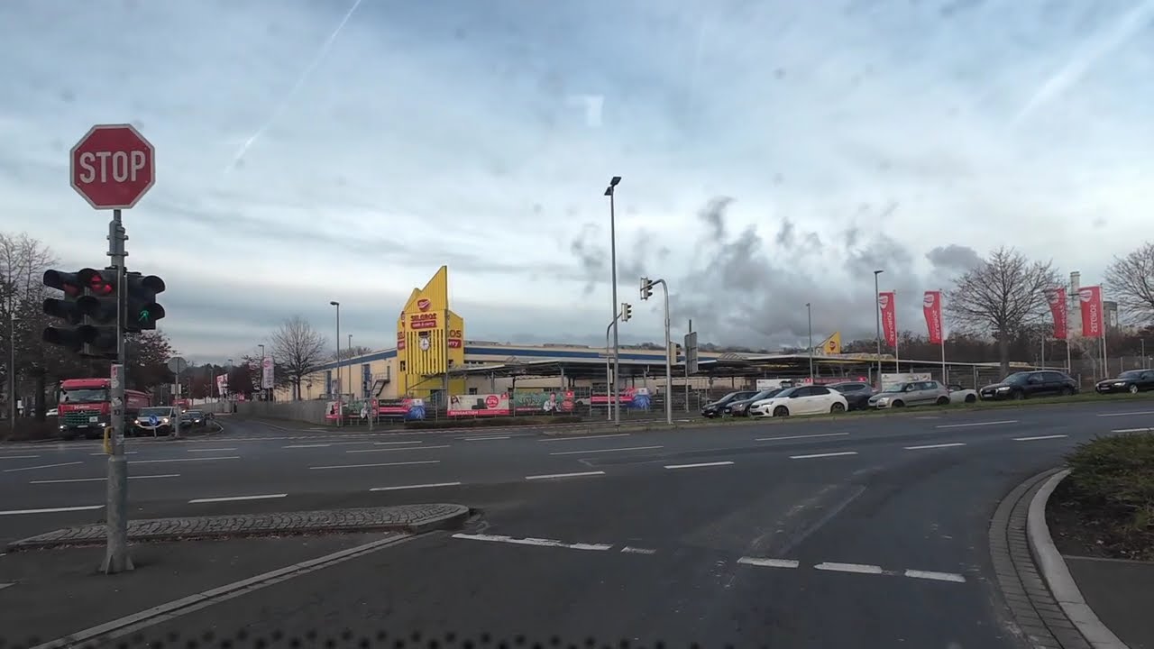 ASMR Bus Ride Through German City Streets & Autobahn Drive | Urban to Highway