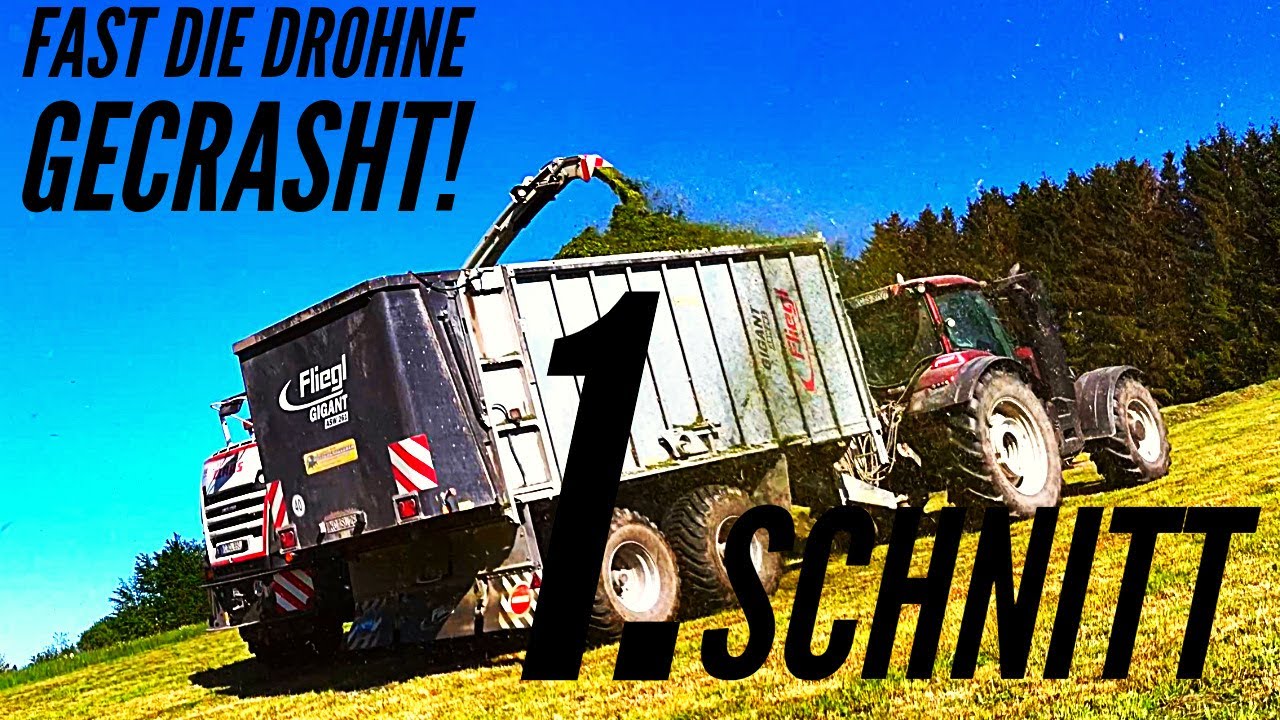 Erster Schnitt 2024 Teil 2 | Häckseln und Silieren | Claas Jaguar 850 | Deutz-Fahr 7250 | Ladewagen