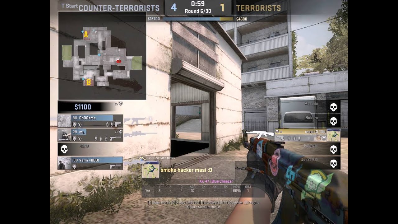 masi :D 1v5 Ace T-side Cache HYPE