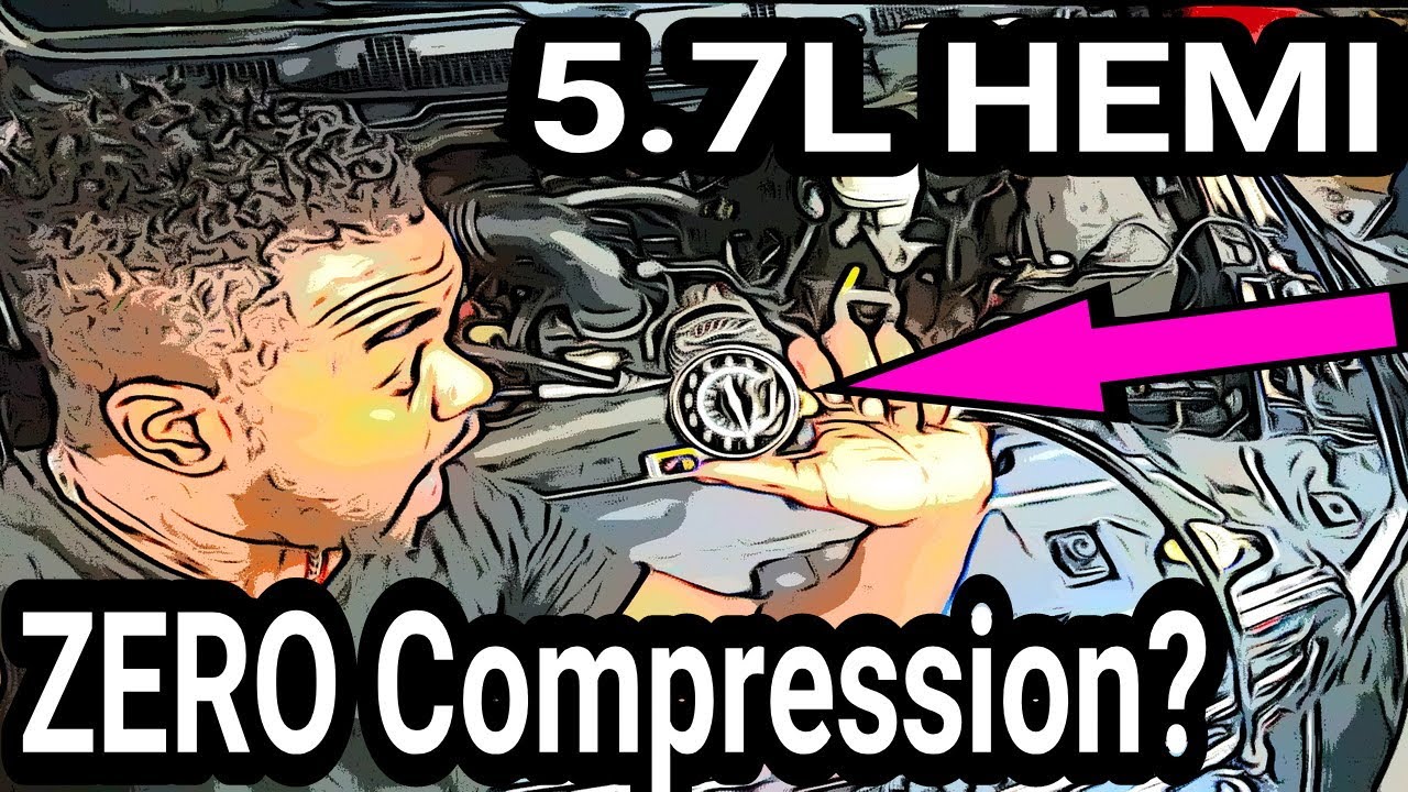 How to do a COMPRESSION test on a 5.7L HEMI. P0300, misfire, P0306, Valve seats