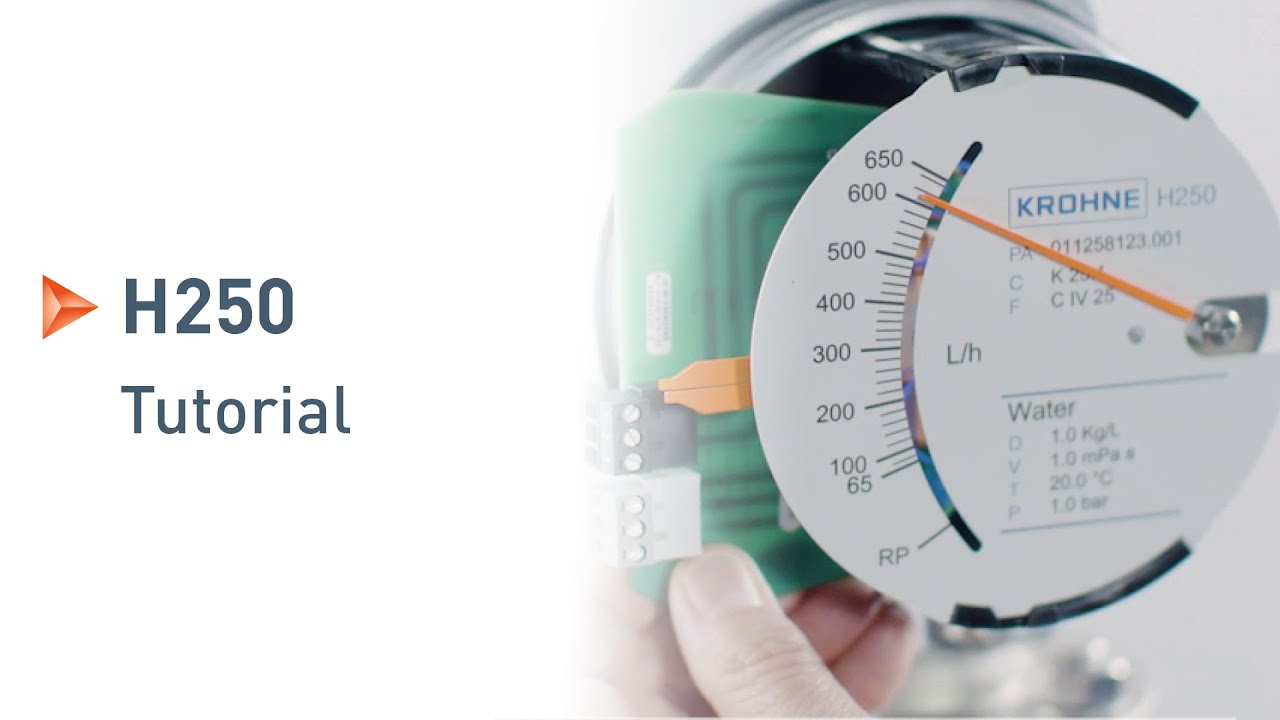 H250 M40: Installation, commissioning and verification (ICV) | KROHNE Tutorials