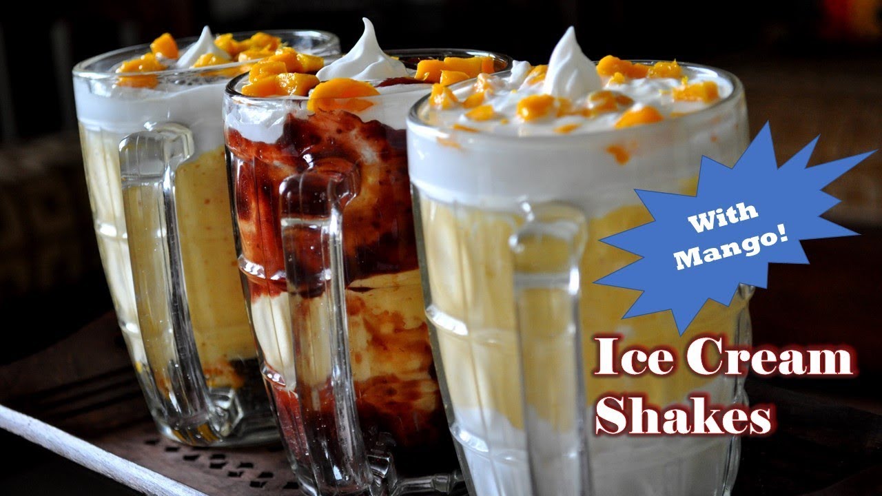 Thick Ice Cream Milkshake Coolers| Ice cream shakes|3 in 1 recipe!