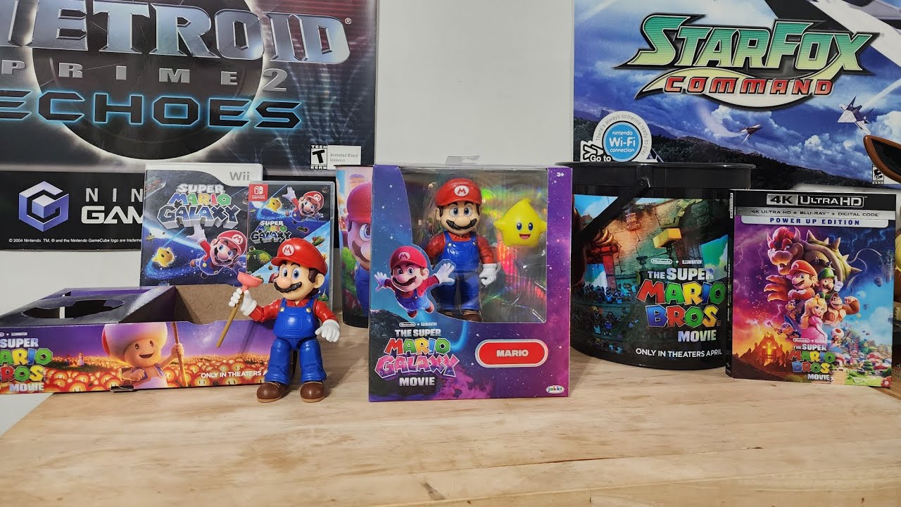 The Super Mario Galaxy Movie: Jakks Pacific Mario W/ Luma Figure - Unboxing!!!!!