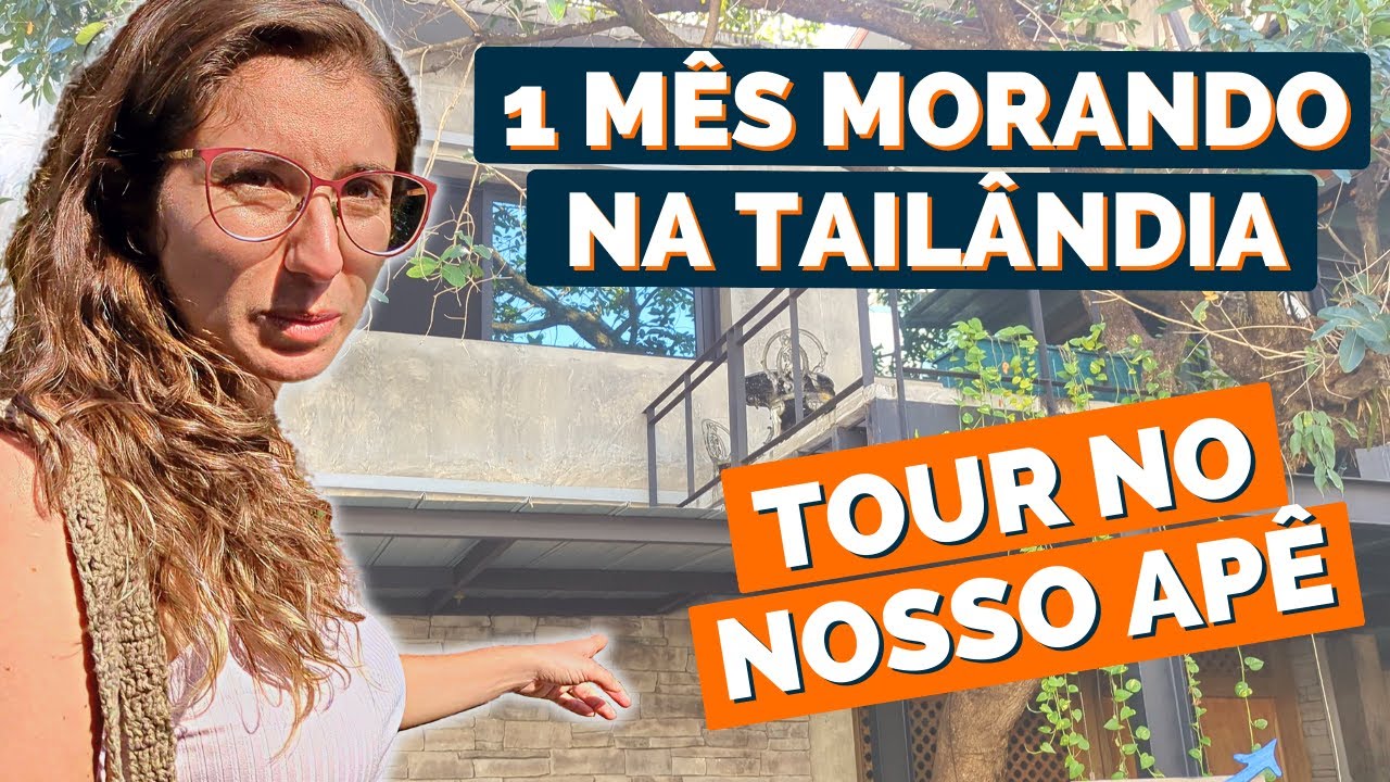 Como é morar na Tailândia? Tour pelo nosso apê e bairro em Chiang Mai (COM PREÇOS)