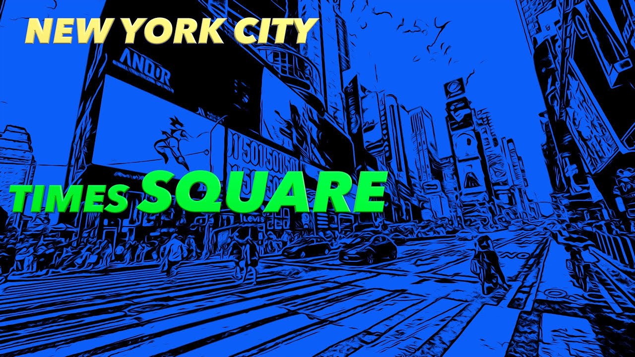 Times Square Bike Ride NYC 4K