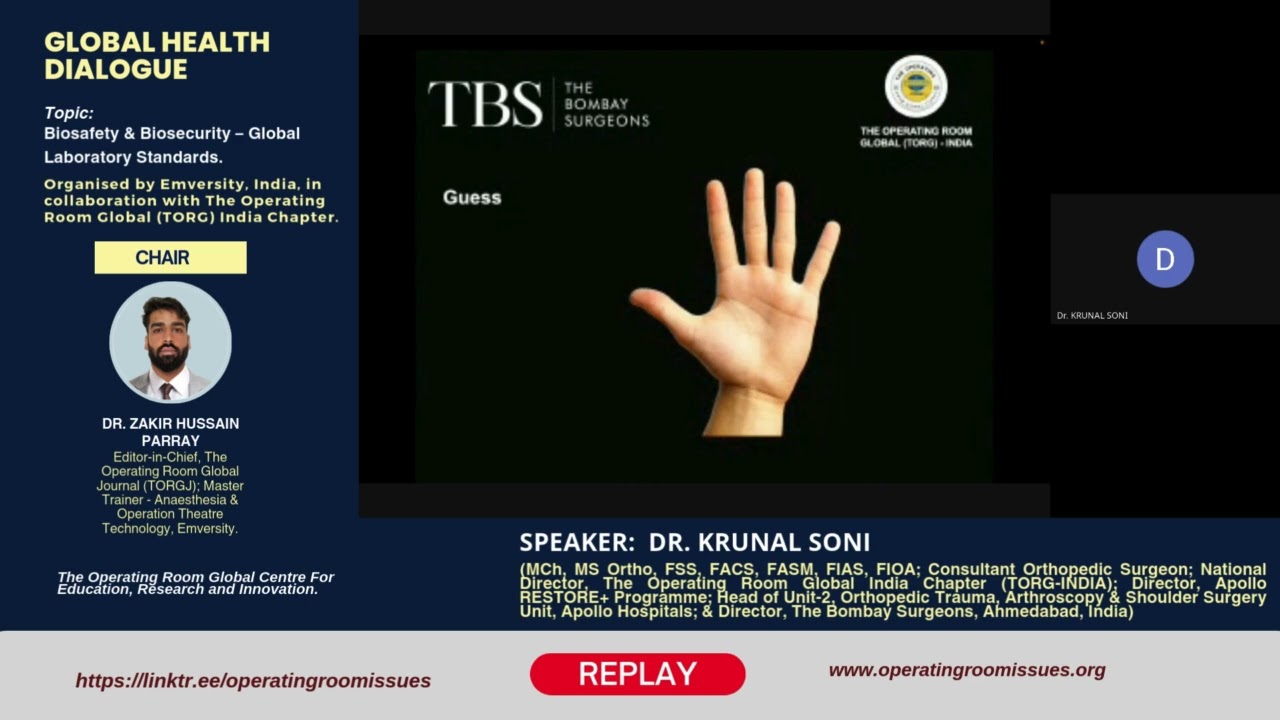 Replay: Biosafety & Biosecurity - Global Laboratory Standards - Global Health Dialogue 2.0