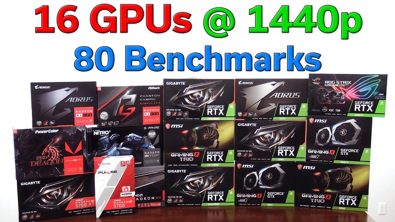 16 Graphics Cards Compared @ 1440p — $100 to $1,100 — Which Should You Buy?