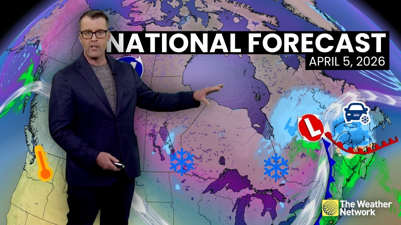 Canada's National Forecast - April 5, 2026 | #weatheram