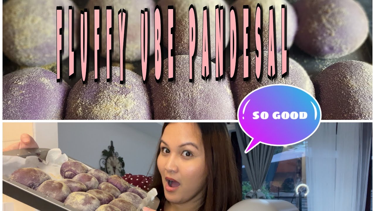 HOW TO MAKE SOFT UBE PANDESAL WITH HALAYA AND CHEESE FILLING//FIRSTVLOG//SIMPLYFOODIE