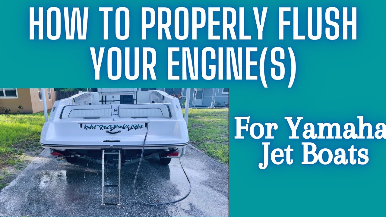 How To Properly Flush Yamaha Marine Engines. Specifically Jet Propulsion Boats. Yamaha 210 FSH Sport