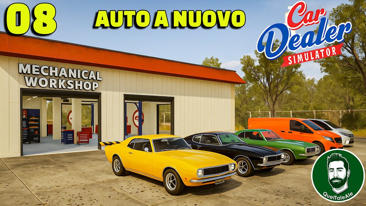 ARRIVA IL MECCANICO E METTIAMO LE AUTO A NUOVO - Car Dealer Simulator - Gameplay ITA - 08
