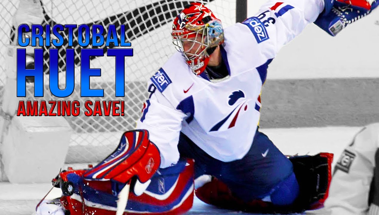 2014 IIHF World Championship | Cristobal Huet | AMAZING SAVE! | 9.5.2014
