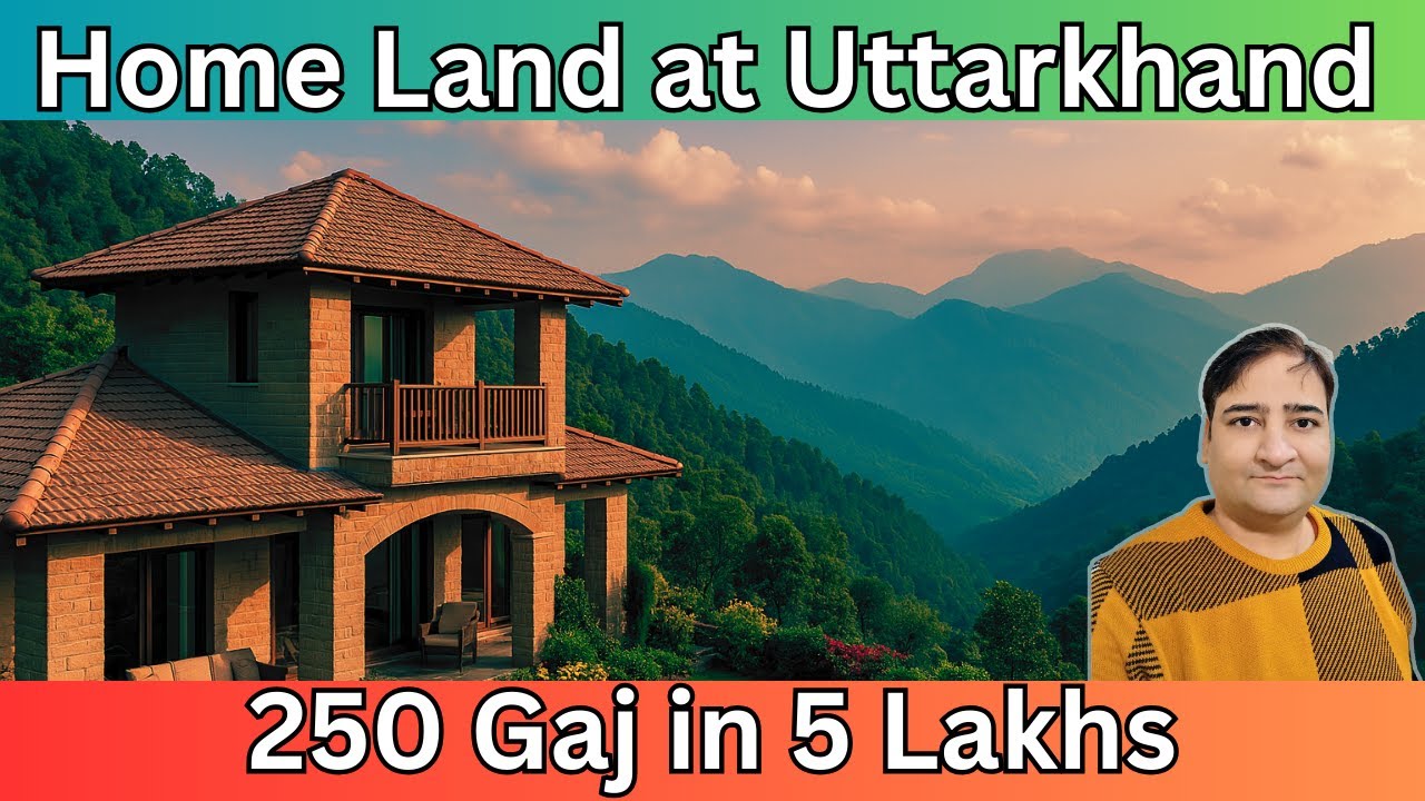 सिर्फ 5 लाख में 250 गज | Buy residential land in Uttarakhand hill area | Hindi | 2025