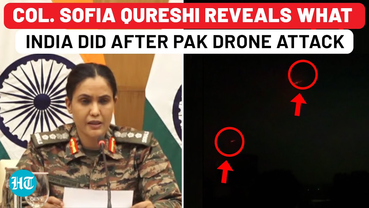 ‘Pakistan Fired 300-400 Drones...’: Col Qureshi Reveals How India Responded To Air Attack | Watch
