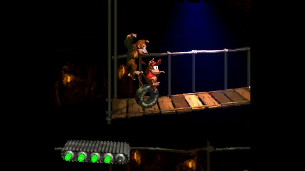 Donkey Kong Country (SNES) - Caverna Chimp - Reabastecimento