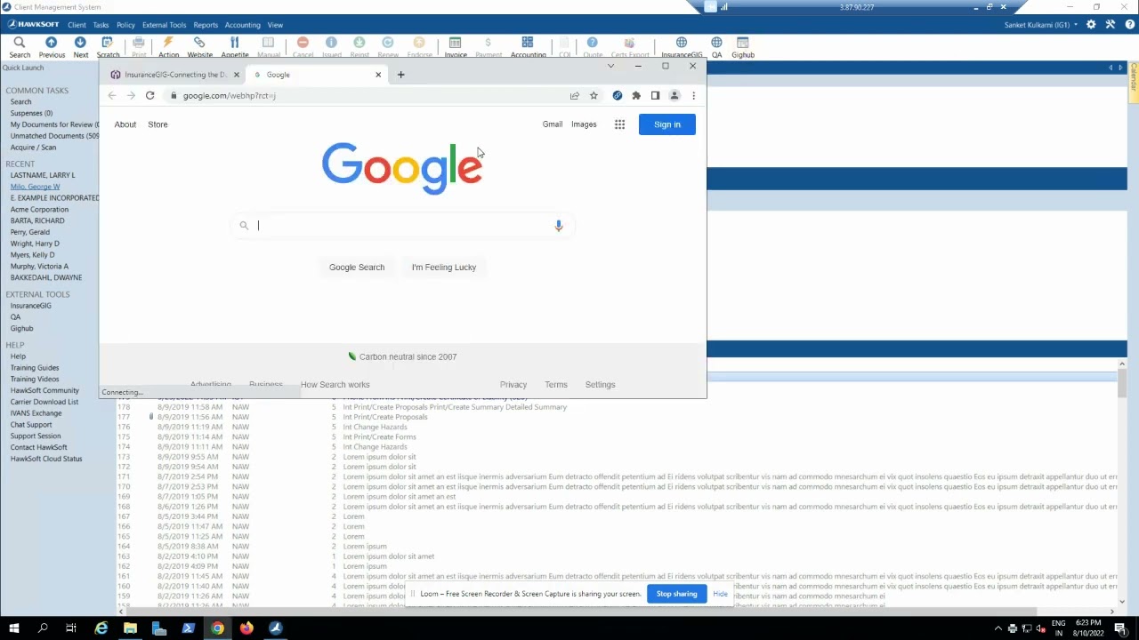 Multi-file Upload from HawkSoft to Certificial
