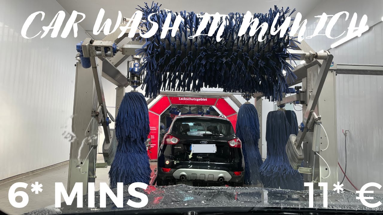 Car Wash in Munich Germany I Allguth I Premium Wash I theligway