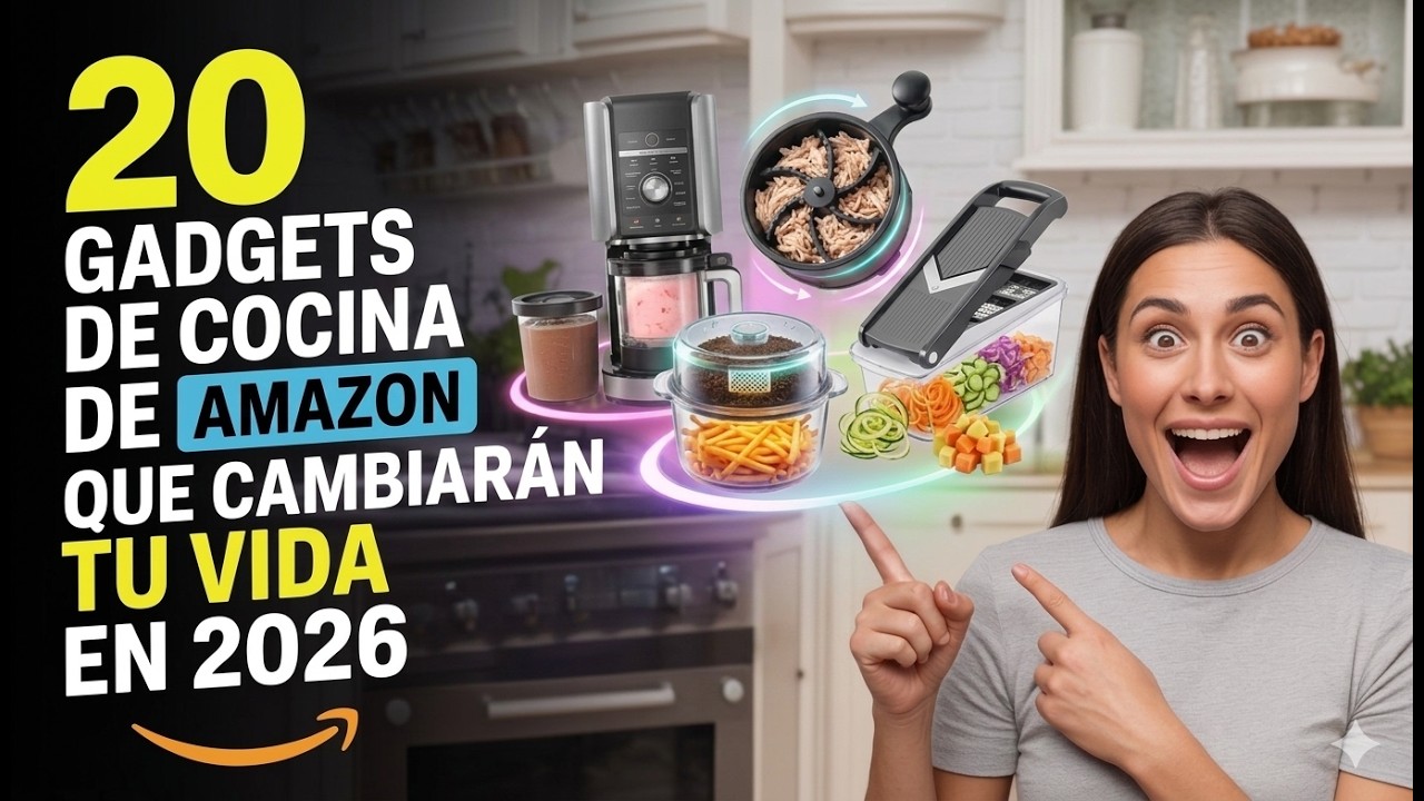 20 Gadgets de Cocina de AMAZON que CAMBIARAN tu vida en 2026 (¡El #1 es INCREÍBLE!) 🚀