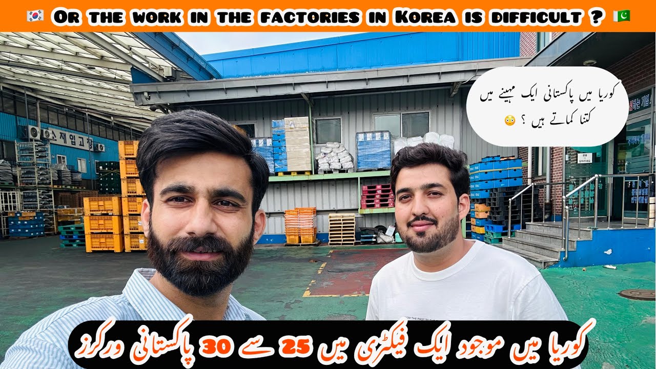 🇰🇷🇵🇰What kind of jobs do you have to do in factories in Korea? / کیا کوریا میں کام مشکل ہوتا ہے ؟