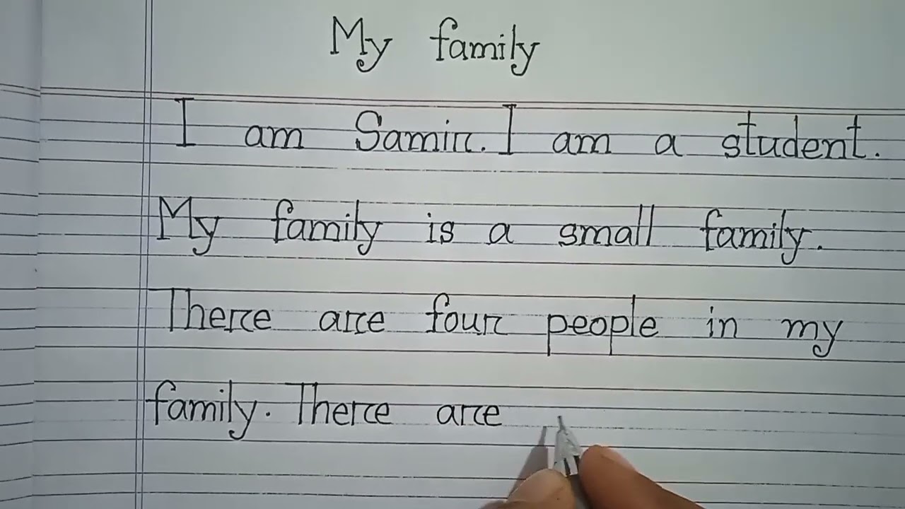 My family paragraph for class 3, 4, 5 || my family paragraph || my family essay👨‍👩‍👧‍👦