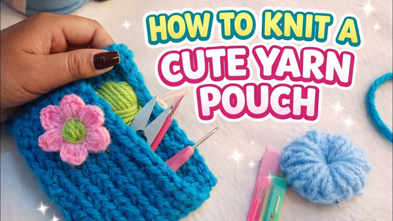 How to crochet  little pouch  in just 5 min  absolute beginners | easy and quick |