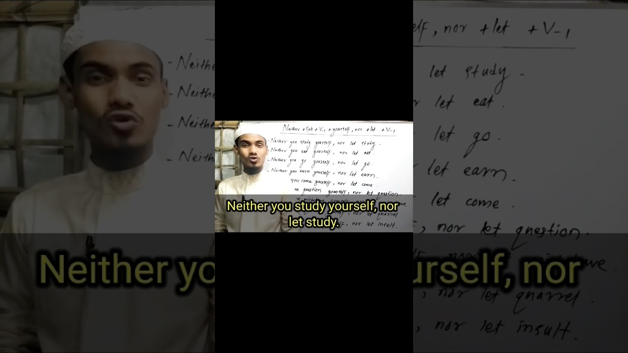 Spoken English Structure Translation of Rohingya language