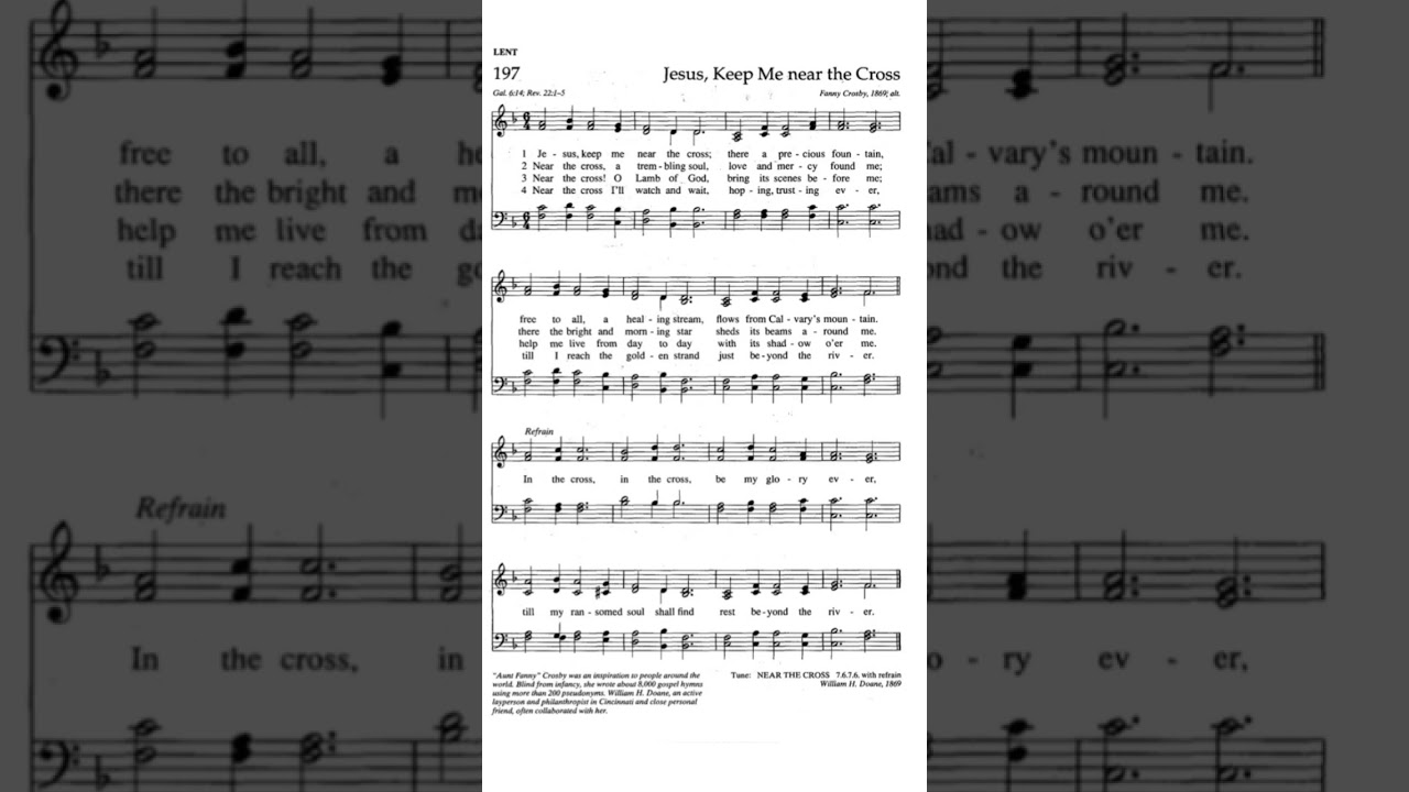 Jesus Keep me near the Cross #organist #music #choralmusic #piano #choirmusic #choir #organ #hymns