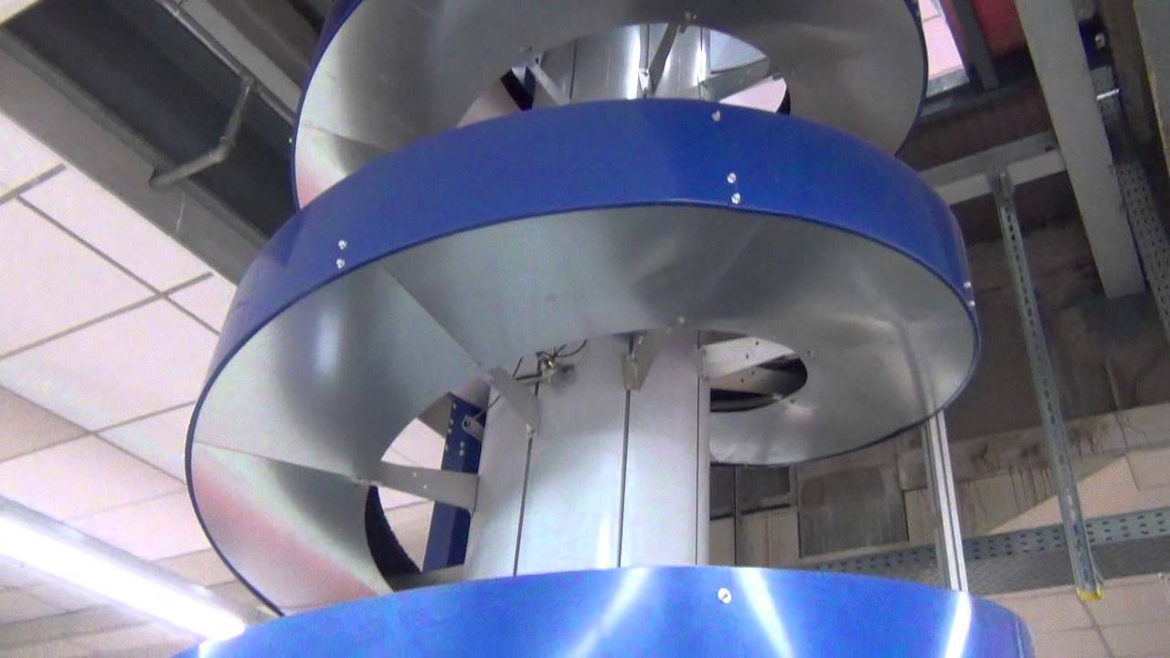 Apollo Spiral Conveyor Spiral spanning three production levels
