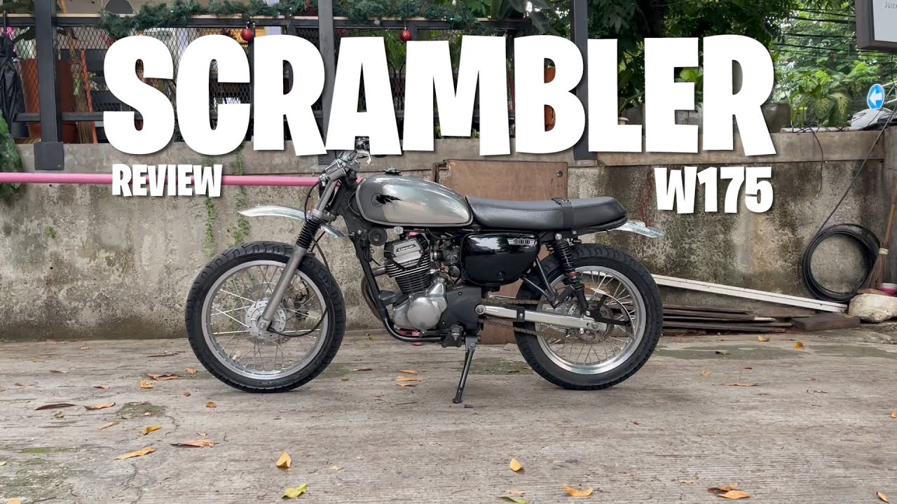 Review Motor Custom W175 Scrambler Siluman Part 2
