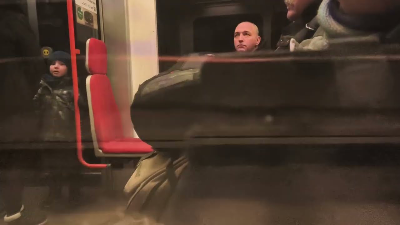 Jízda metrem M1 na lince C úsek Letňany - Háje DPP 10.01.2026