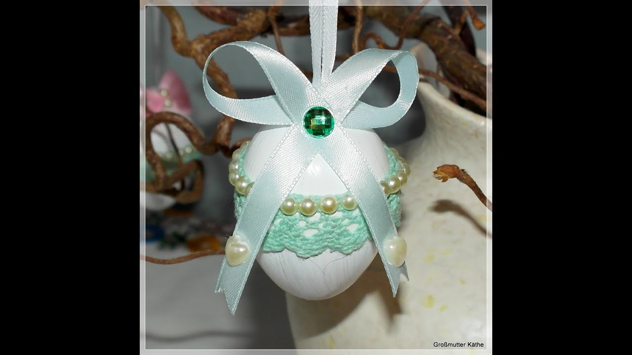 Osterdeko  Plastik Ostereier Recycling
