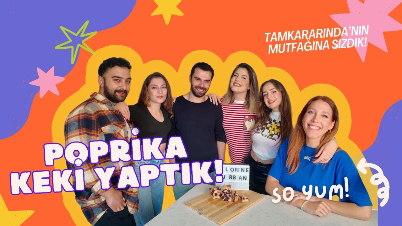 POPRİKA KEKİ YAPTIK!🩷 | @tamkararinda 'NIN MUTFAĞINA SIZDIK🤓
