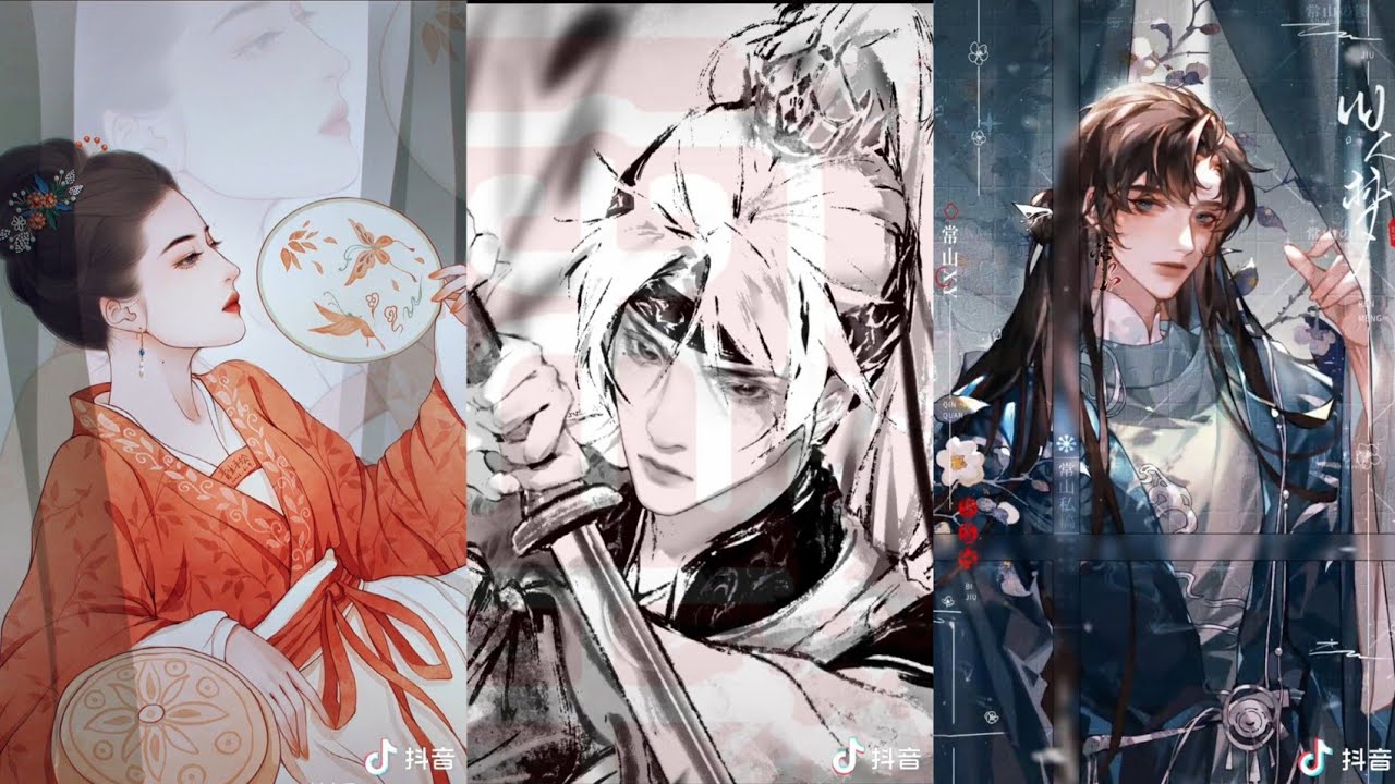 [抖音] TIKTOK Chinese Art |•วาดภาพชุดจีนโบราณ| ep1