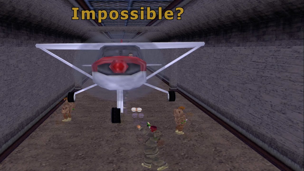GTA3 - Летим на Dodo через ТУННЕЛЬ С БОМЖАМИ