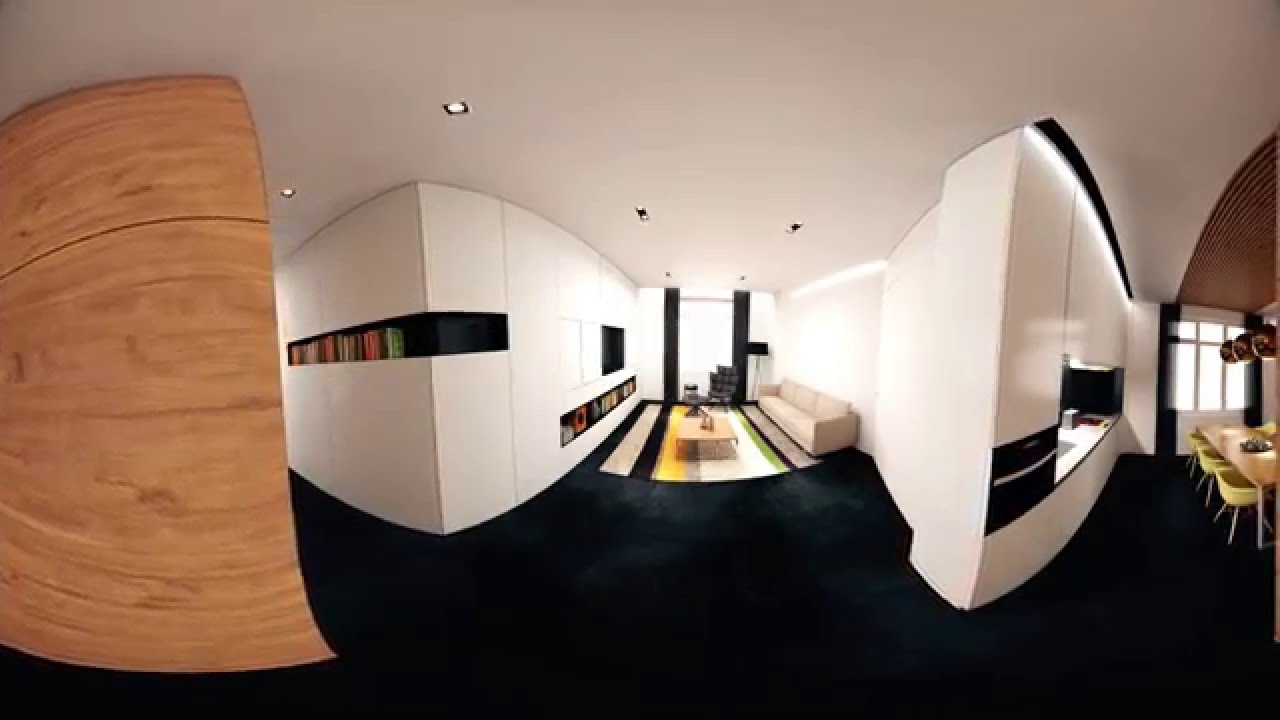 Home renovation, Budapest - a 360&deg; architectural visualization