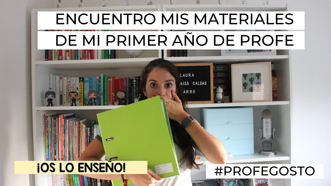 Mi primer año de profe. Encuentro mis materiales de hace 4 años. #profegosto