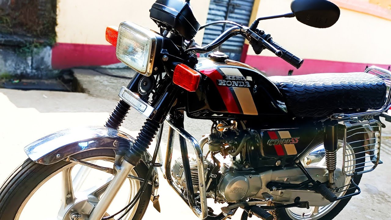 Hero Honda CD 100 SS | Full Color Paint | Alloy wheels Fiting | #bike #bs4 #herohonda #cd100