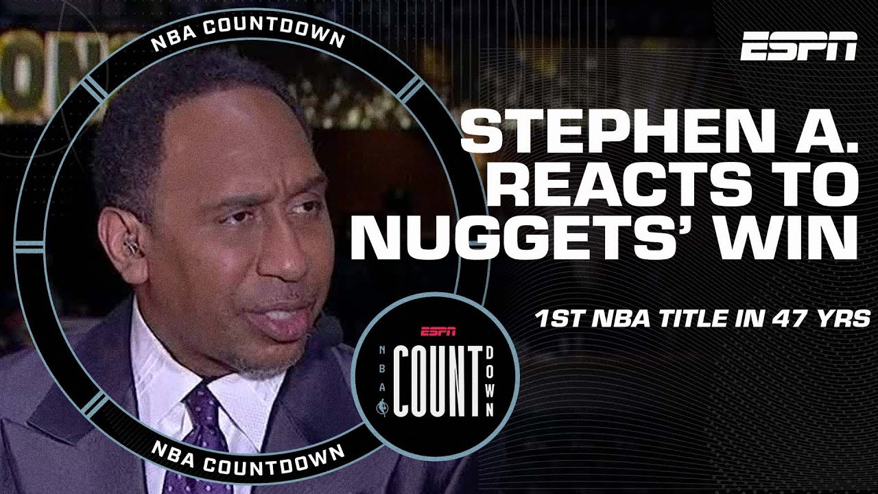 Stephen A. reacts to Nuggets winning NBA Finals: They put the world on notice! | NBA Countdown
