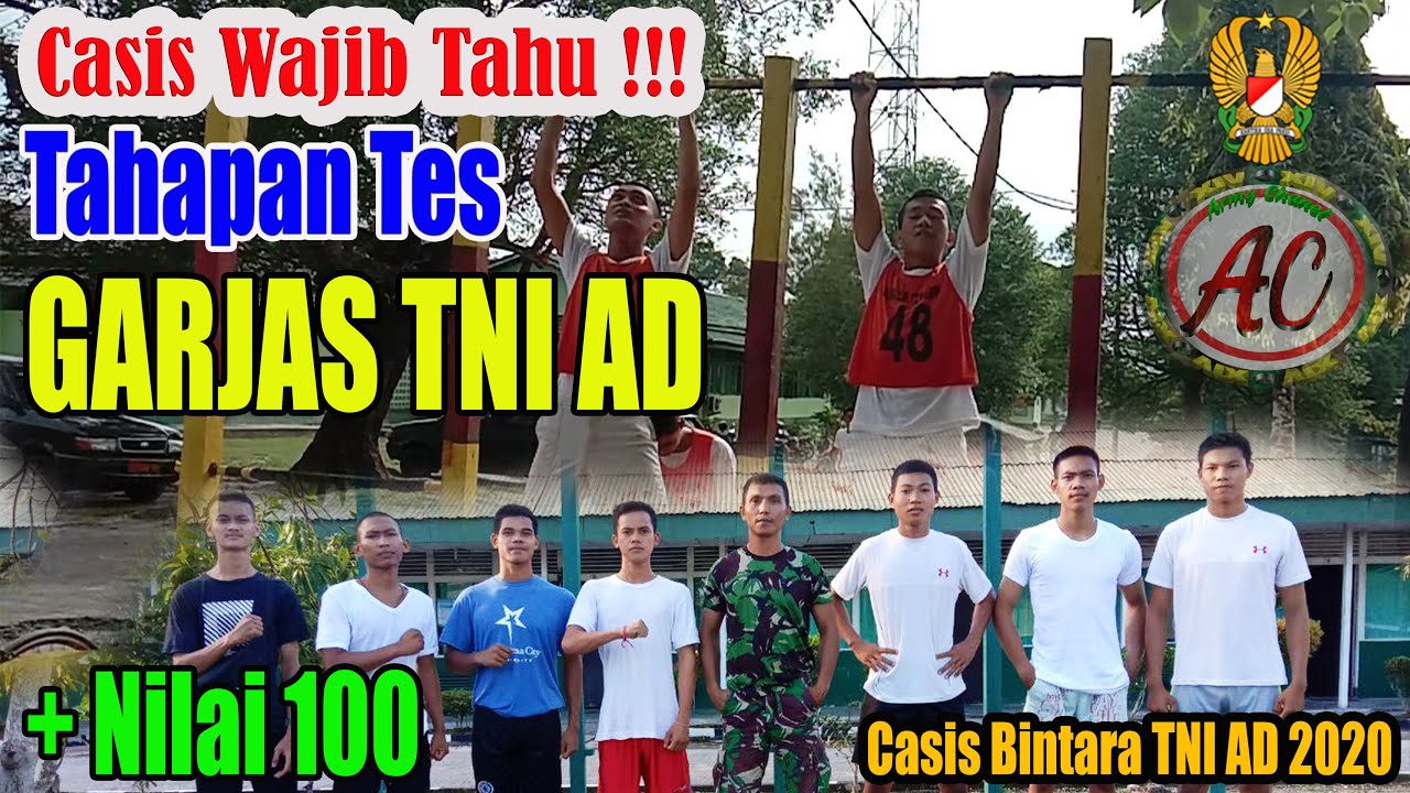 Tahapan Tes Jasmani Calon Prajurit TNI AD | Tes Garjas TNI AD 2020