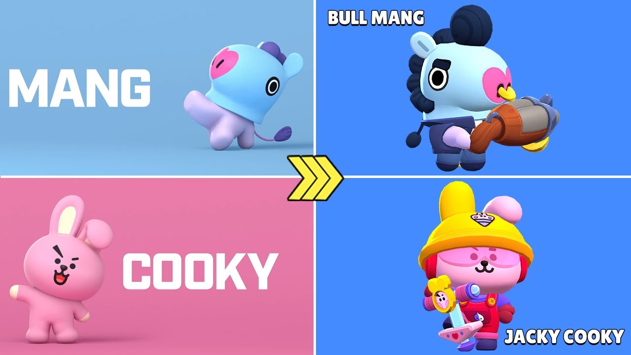 Original BT21 VS BT21 Skins Animation