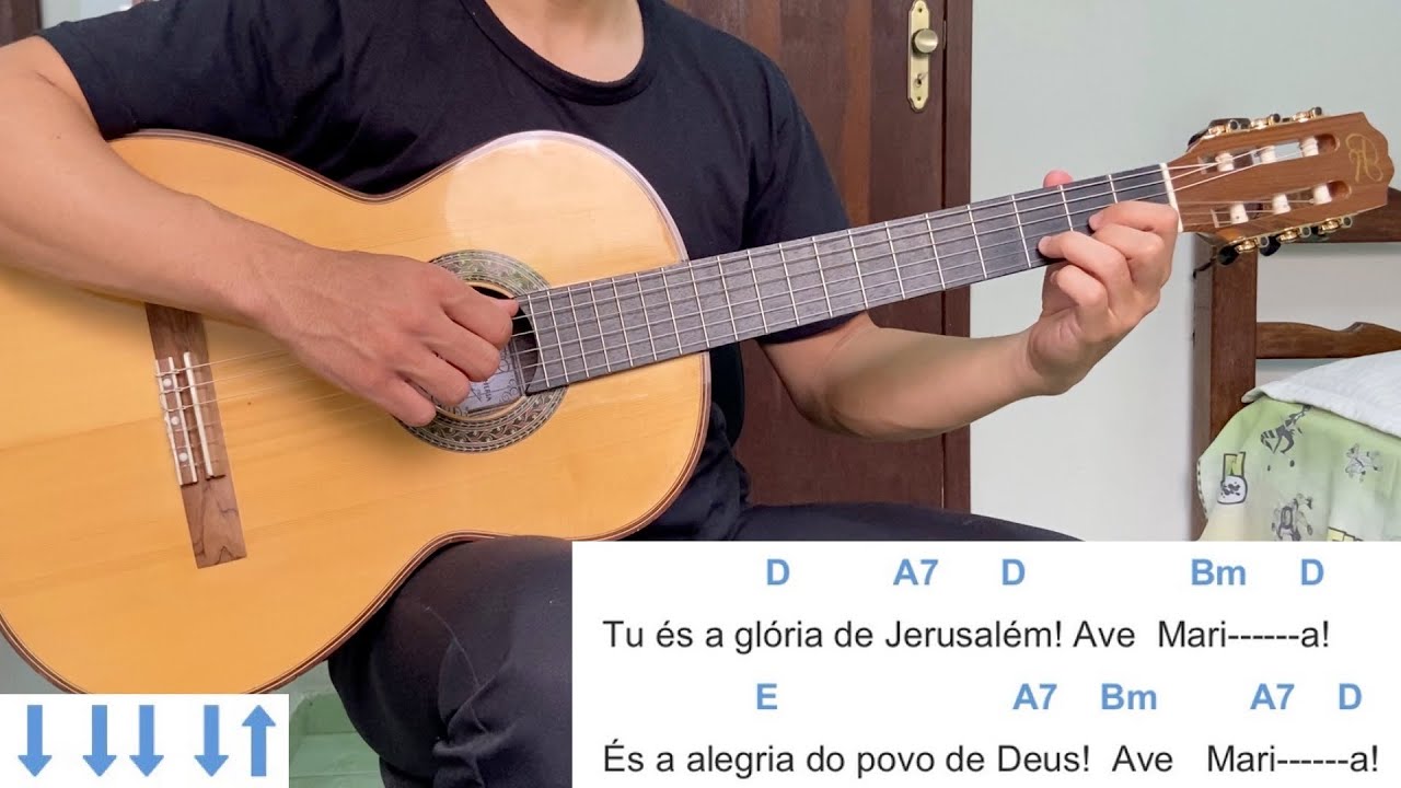 TU ÉS A GLÓRIA DE JERUSALÉM (música Mariana) | como tocar no violão [letra e cifra]