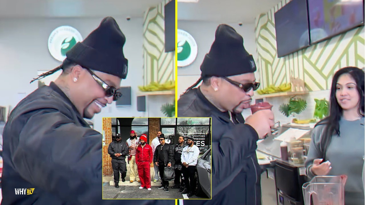 Big Meech And His Son Lil Meech Pull Up To Icewear Vezzo's Wife Juice Bar In Michigan