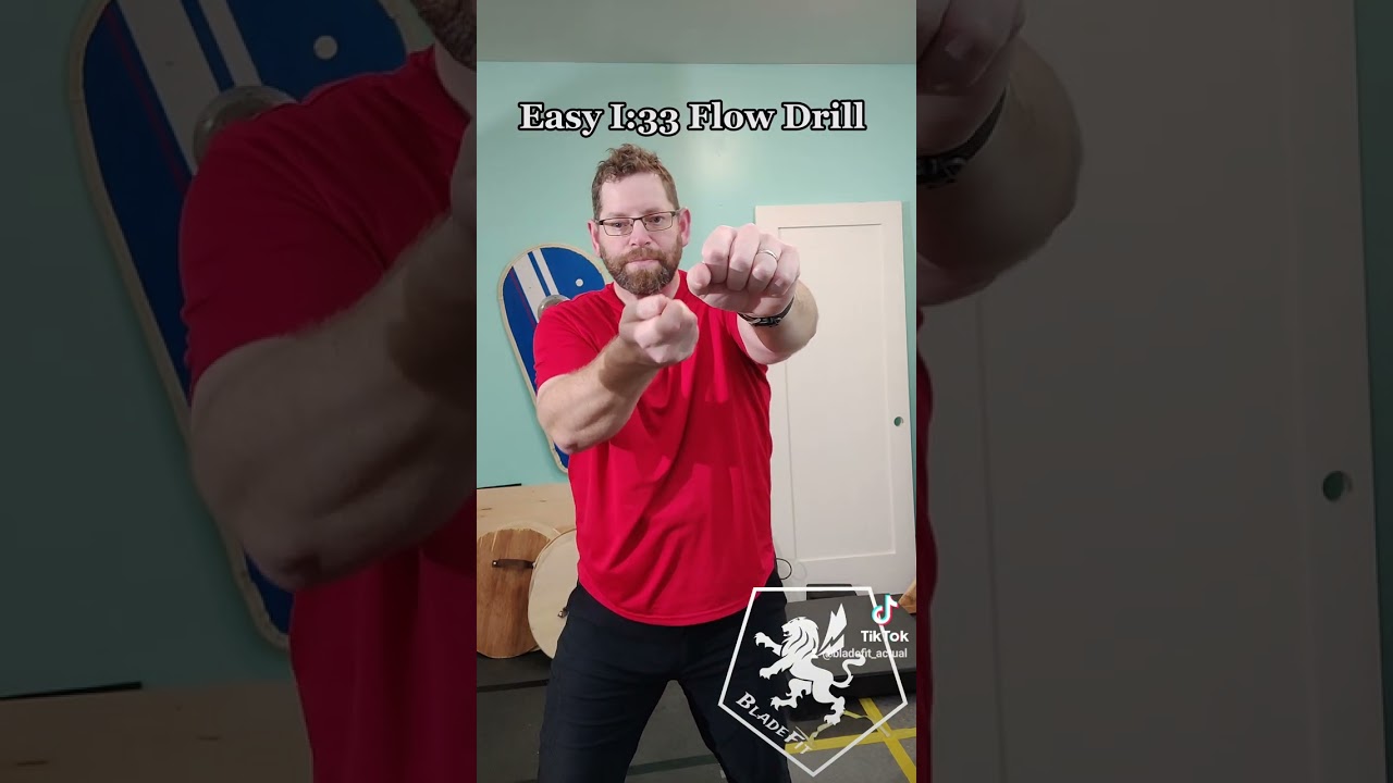Easy Sword and buckler flow Drill #I:33 #sword #Buckler #fencing #hema #vancouverwa
