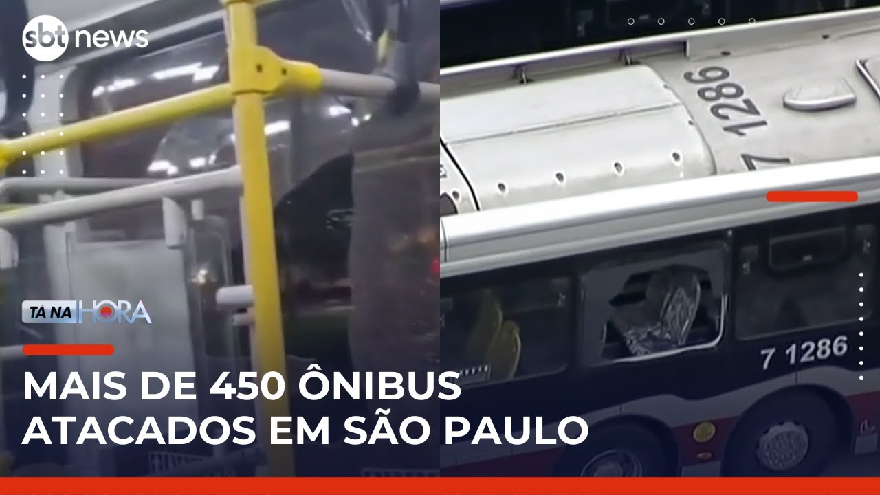 Polícia apura envolvimento de gangues rivais em ataques a ônibus em SP | #TanaHora