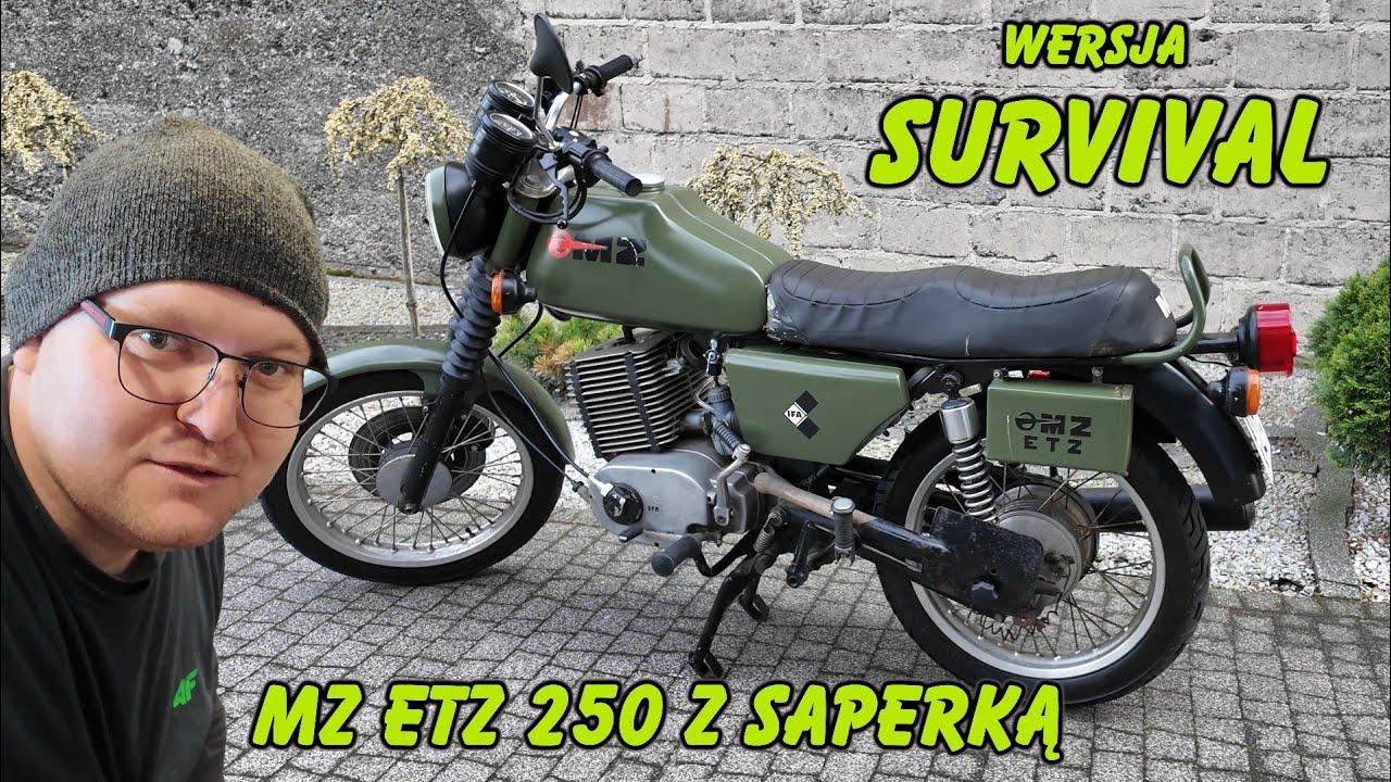 Takiej MZ-tki jeszcze nie widzieliście 😁😁 Pali, jeździ, skręca, hamuje i ma SAPERKĘ 😜😜