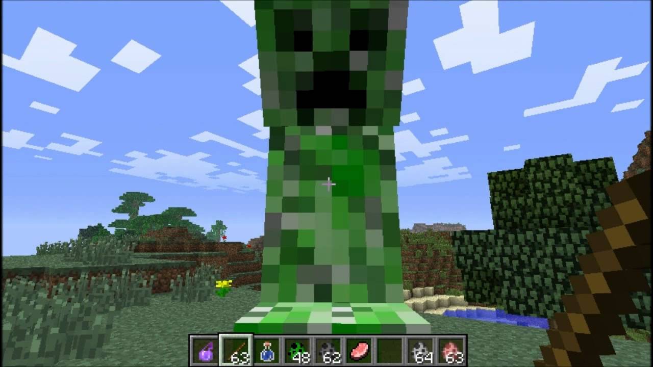 Minecraft - GIANT CREEPERS - Gullivers mod spotlight
