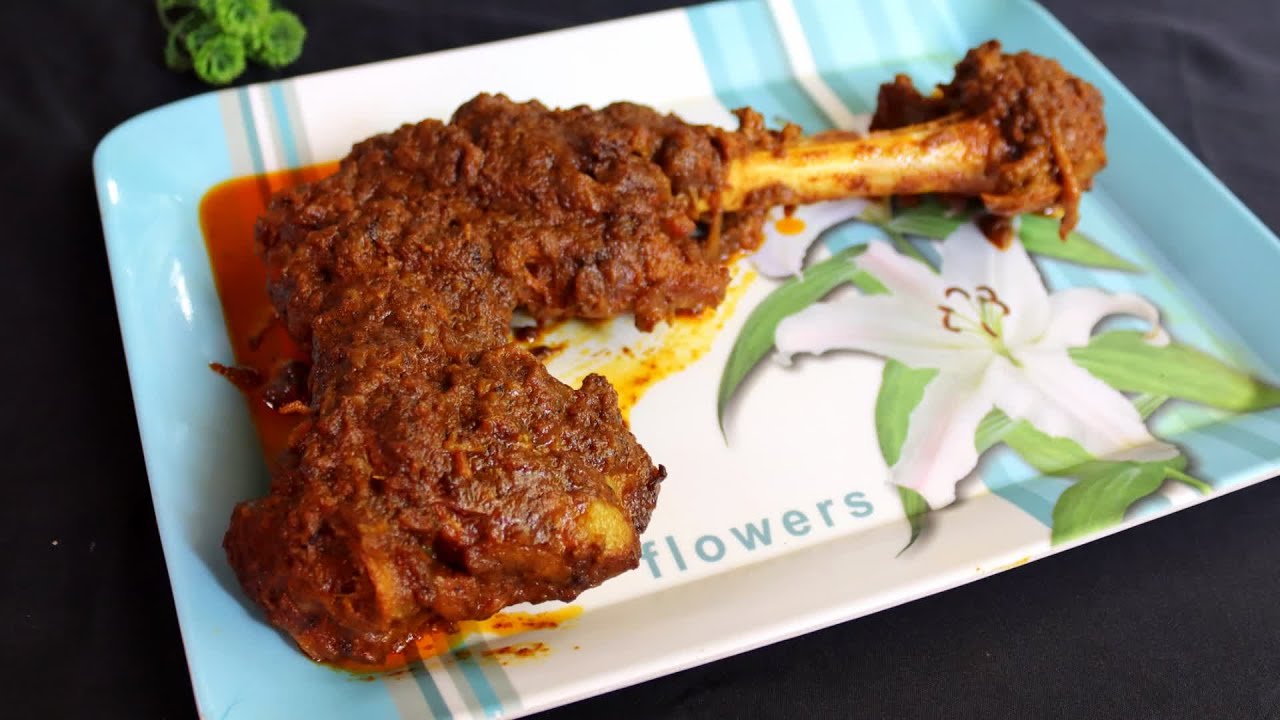 খাসির রানের রোস্ট| খাসির রান রেসিপি | খাসির পায়া রান্না | mutton paya recipe pakistani | ranna